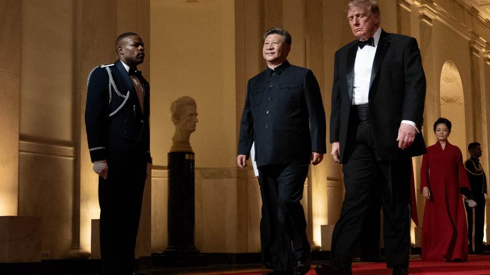Xi pide a Trump una relación “sin conflicto” en una fastuosa visita a EEUU