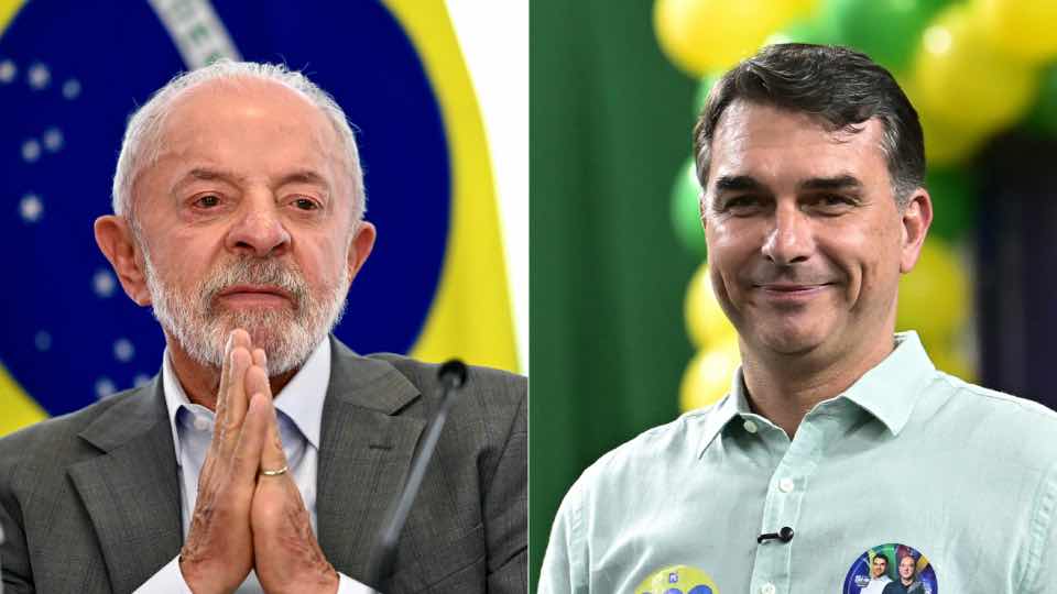 Flávio Bolsonaro y Lula prácticamente empatados antes de la segunda vuelta en Brasil, según encuesta de Datafolha